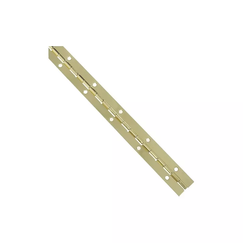 1-1/6 X 12 In. Brass Continuous Hinge