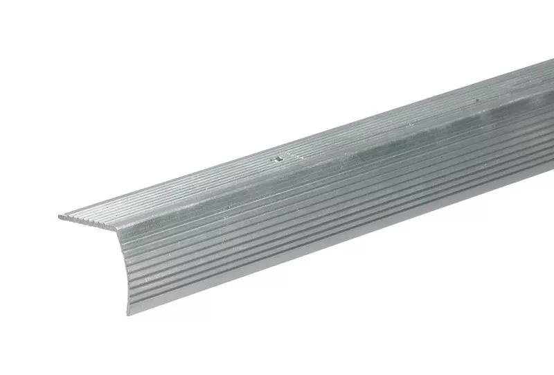 1-1/8 X 72-Inch Silver Stair Edge