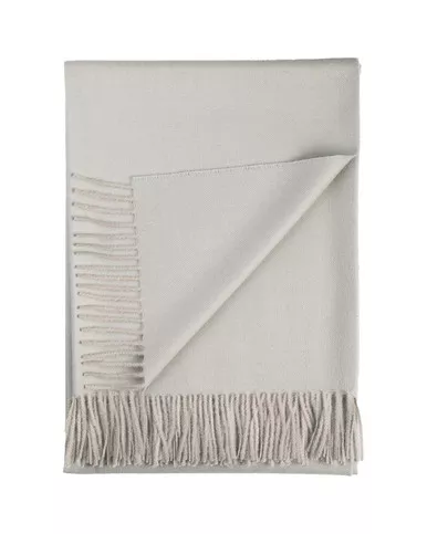 100% Baby Alpaca Throw - London Fog