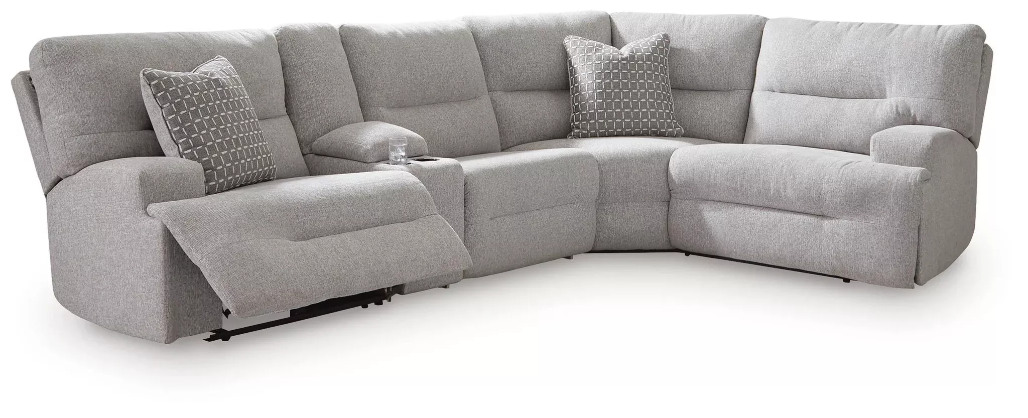 Acklen Place Power Reclining Sectional with Storage Console