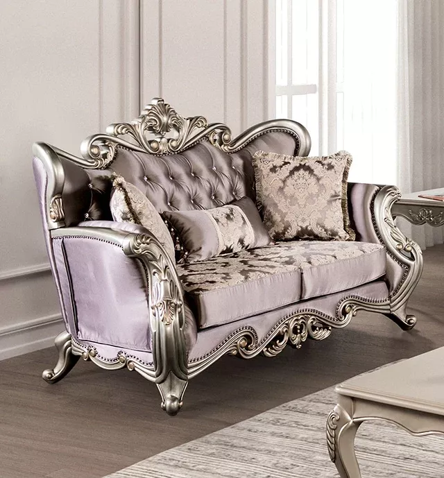 Albacete Loveseat Campage & Walnut