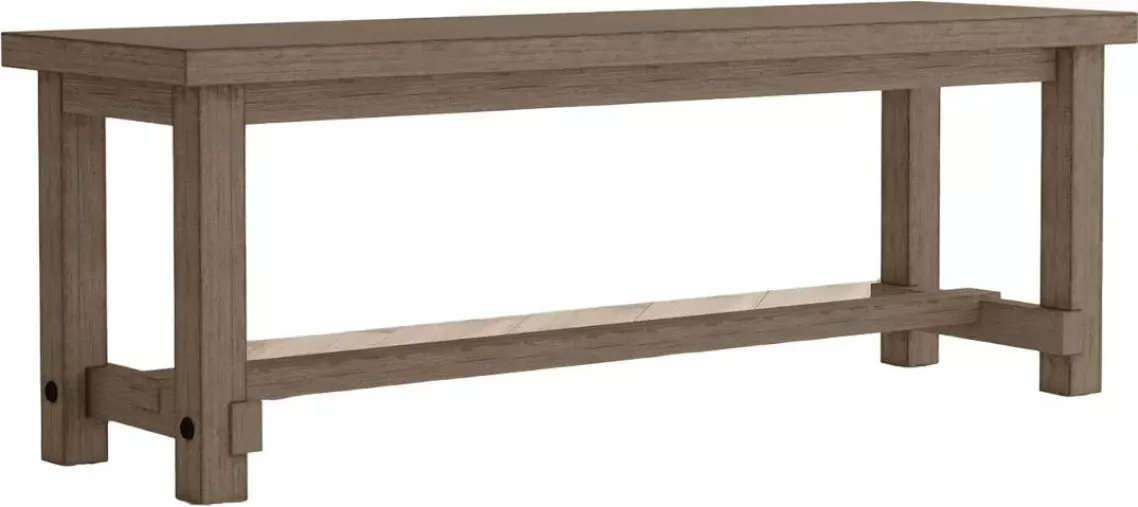 A-America Anacortes Dark Taupe Dining Bench