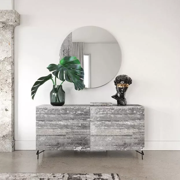 Aria - Italian Modern Multi Grey Bedroom Set