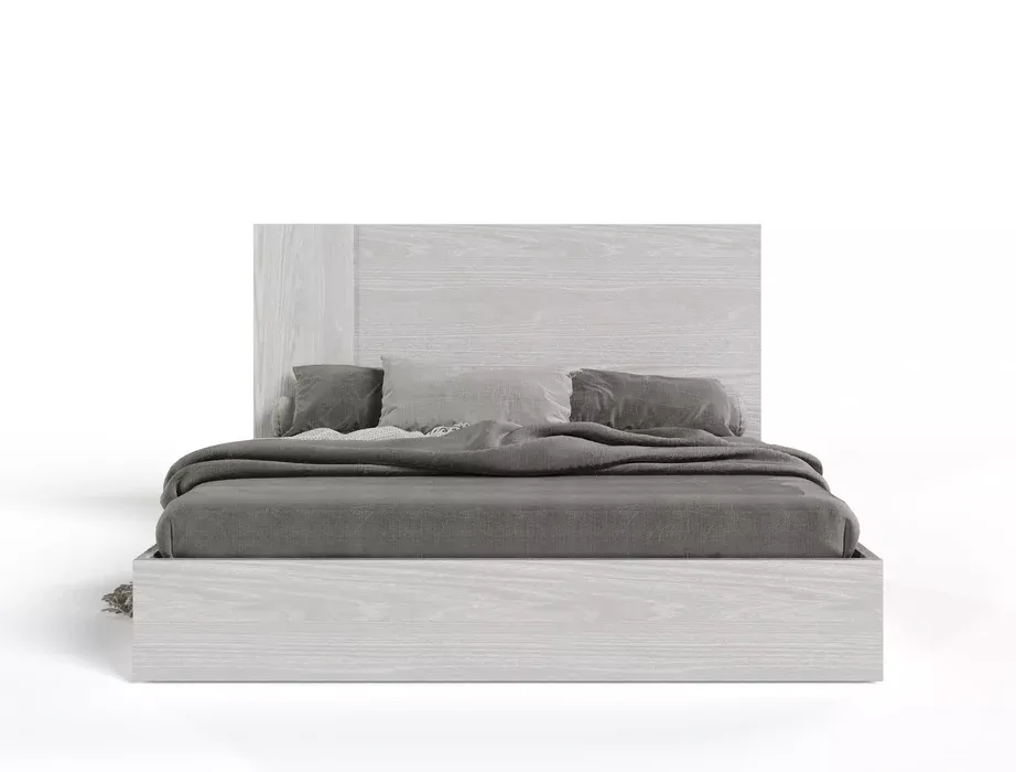 Asus - Modern Italian White Bed