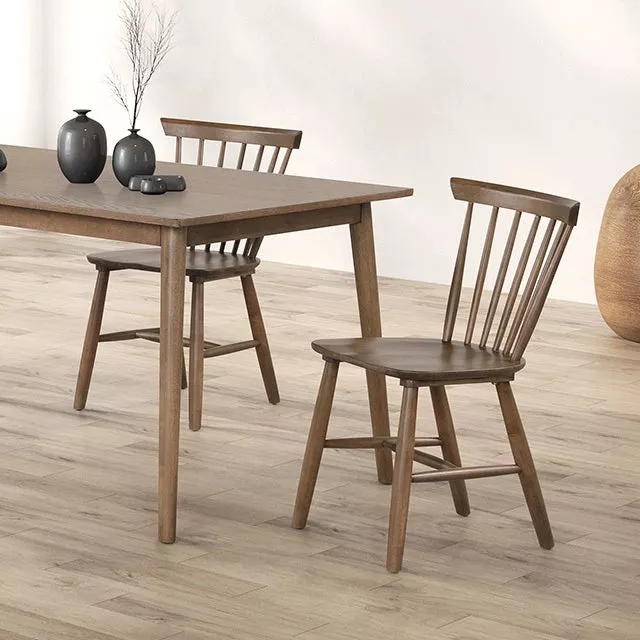 Beale Dining Table Walnut & Black
