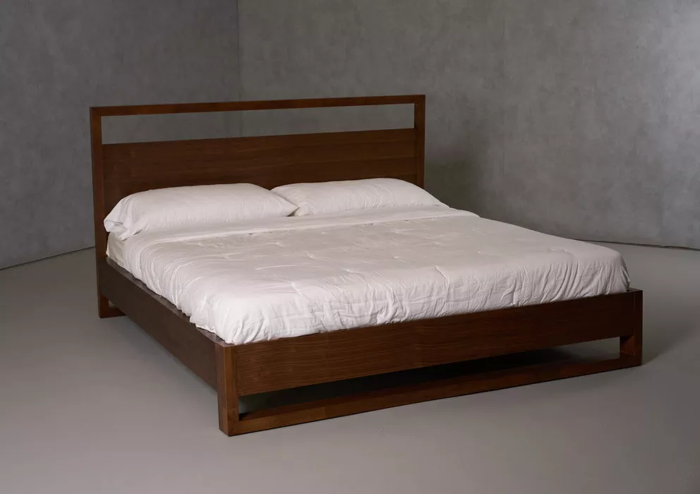 Berlin - Modern Walnut Bed