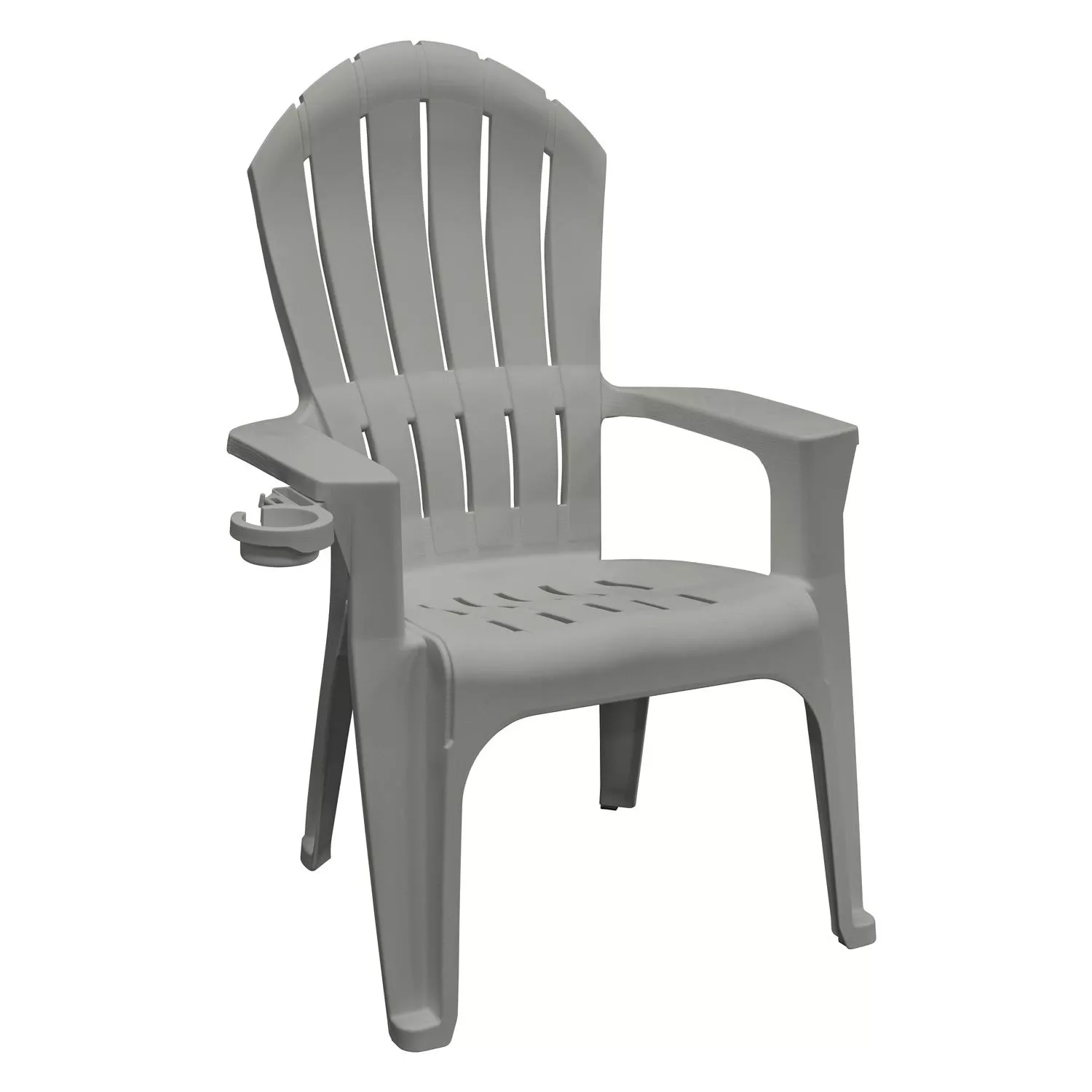 Big Easy Adirondack Chair, Resin, Gray