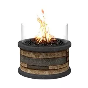 Breckenridge Gas Fireplace, 10 X 10 X 9-In.