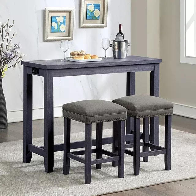Caerleon 3 & 4 Piece Counter Ht. Set Gray & Blue