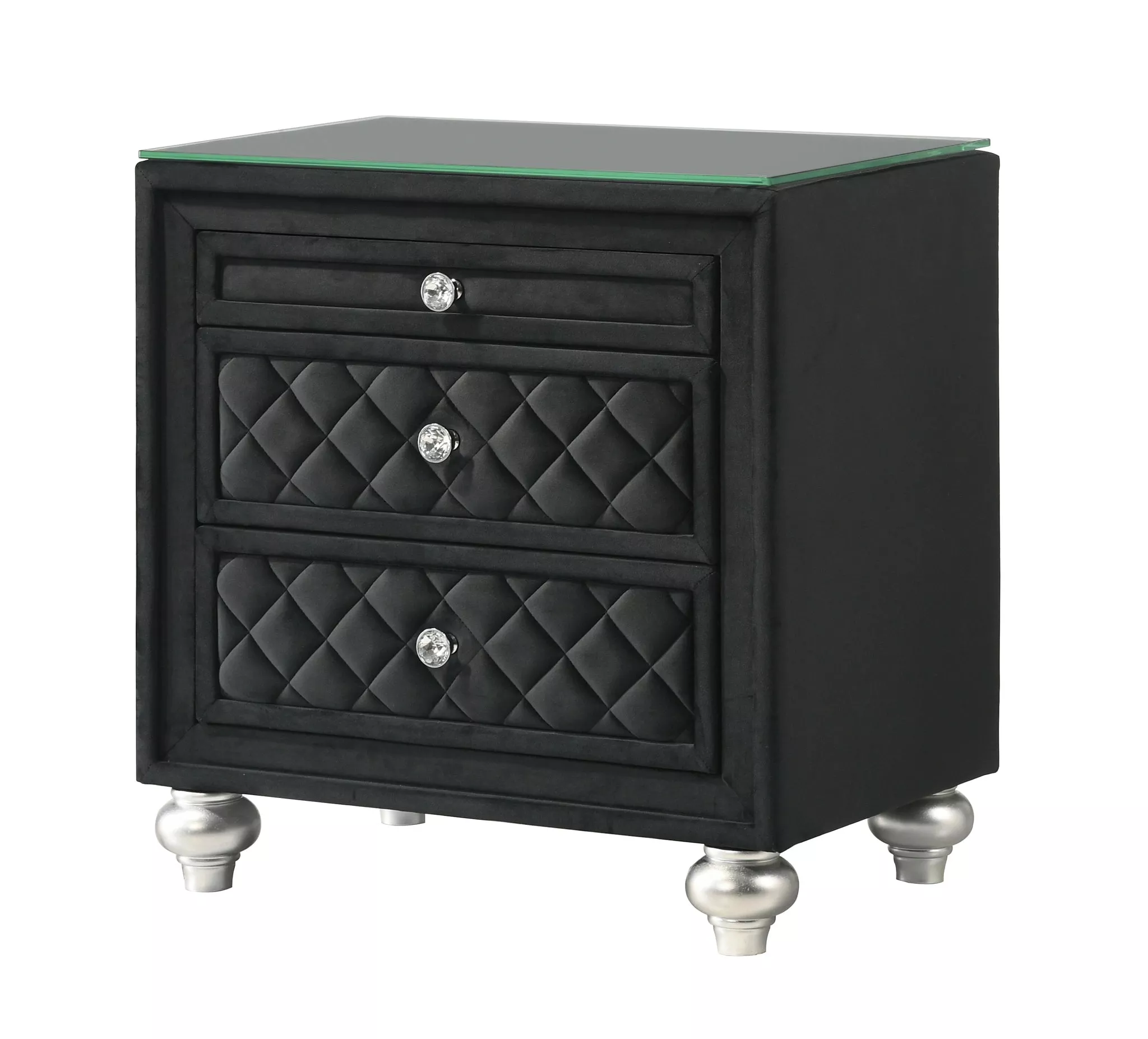 Cameo Night Stand - Black