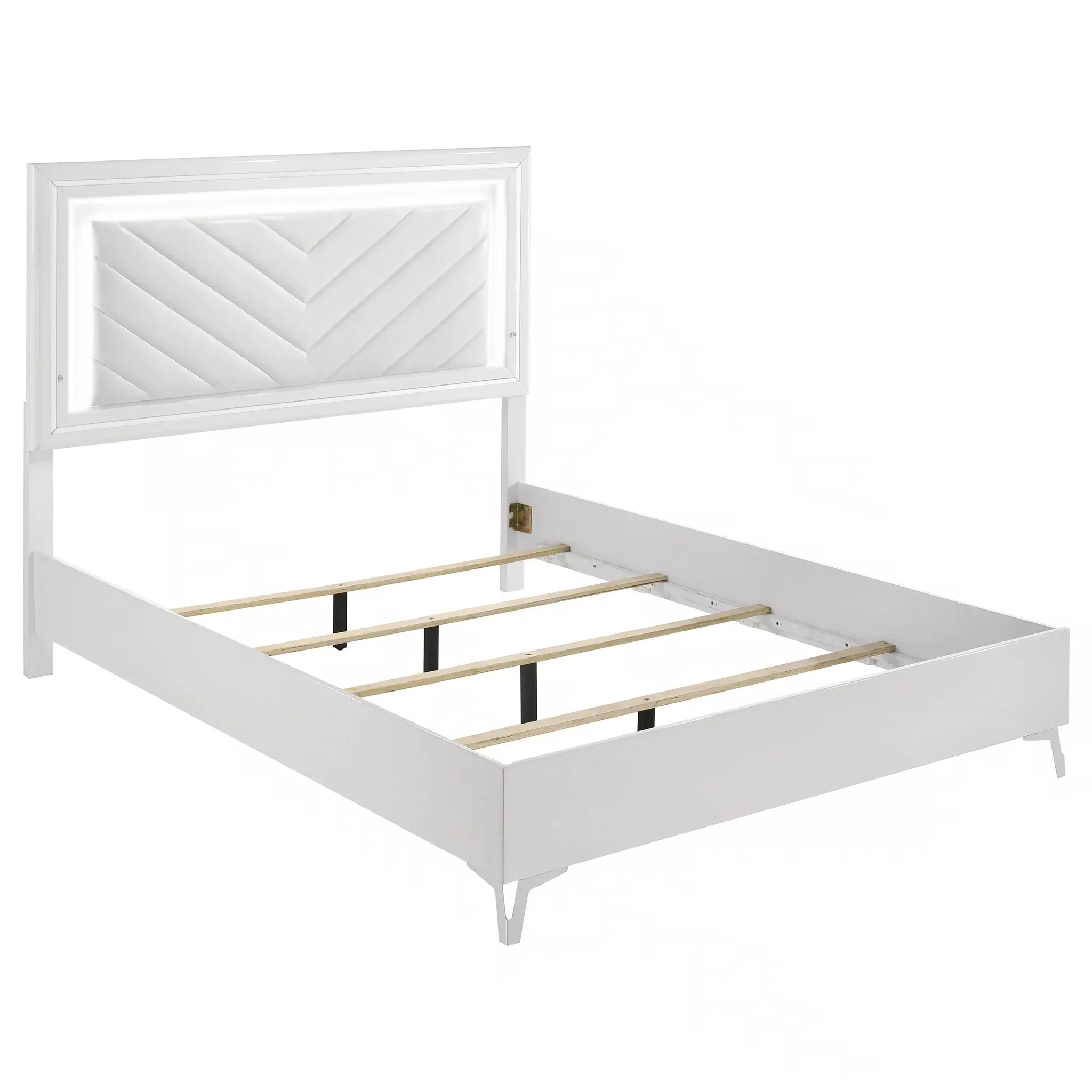 Cassia Panel Bed with LED Lighting