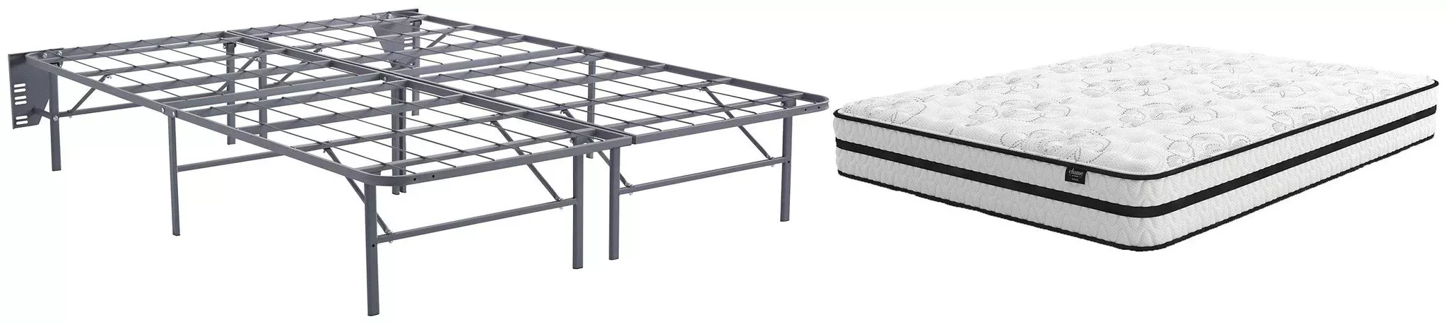 Chime 10 Inch Hybrid 2-Piece Mattress Package