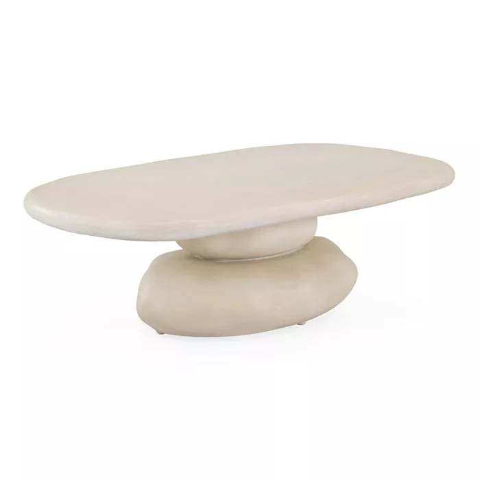 Coates - Modern Beige Fiberform Coffee Table