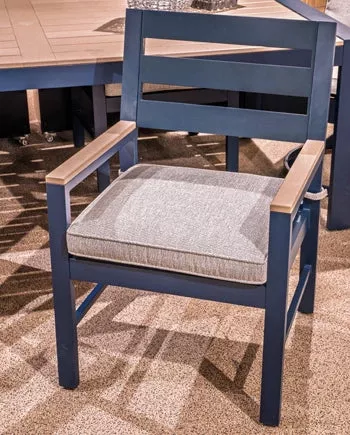 East Beach Outdoor Arm Chair with Cushion (Set of 2)