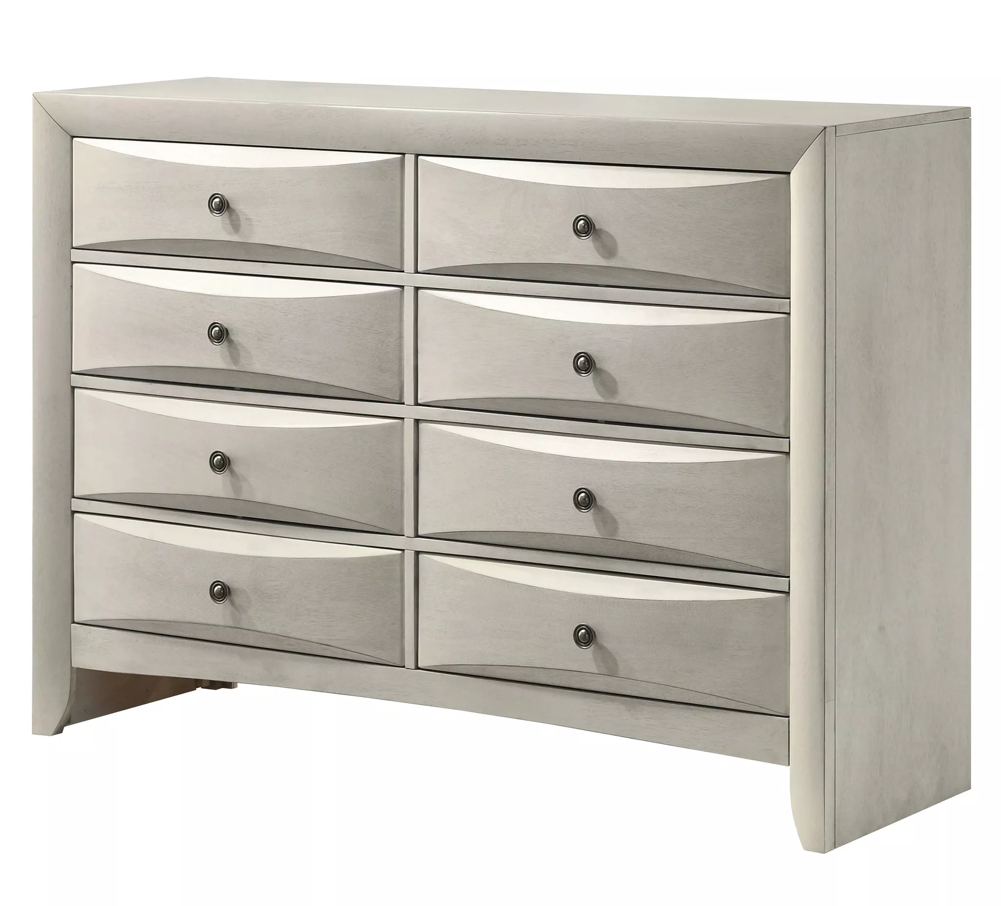 Emily 8-Drawer Dresser White