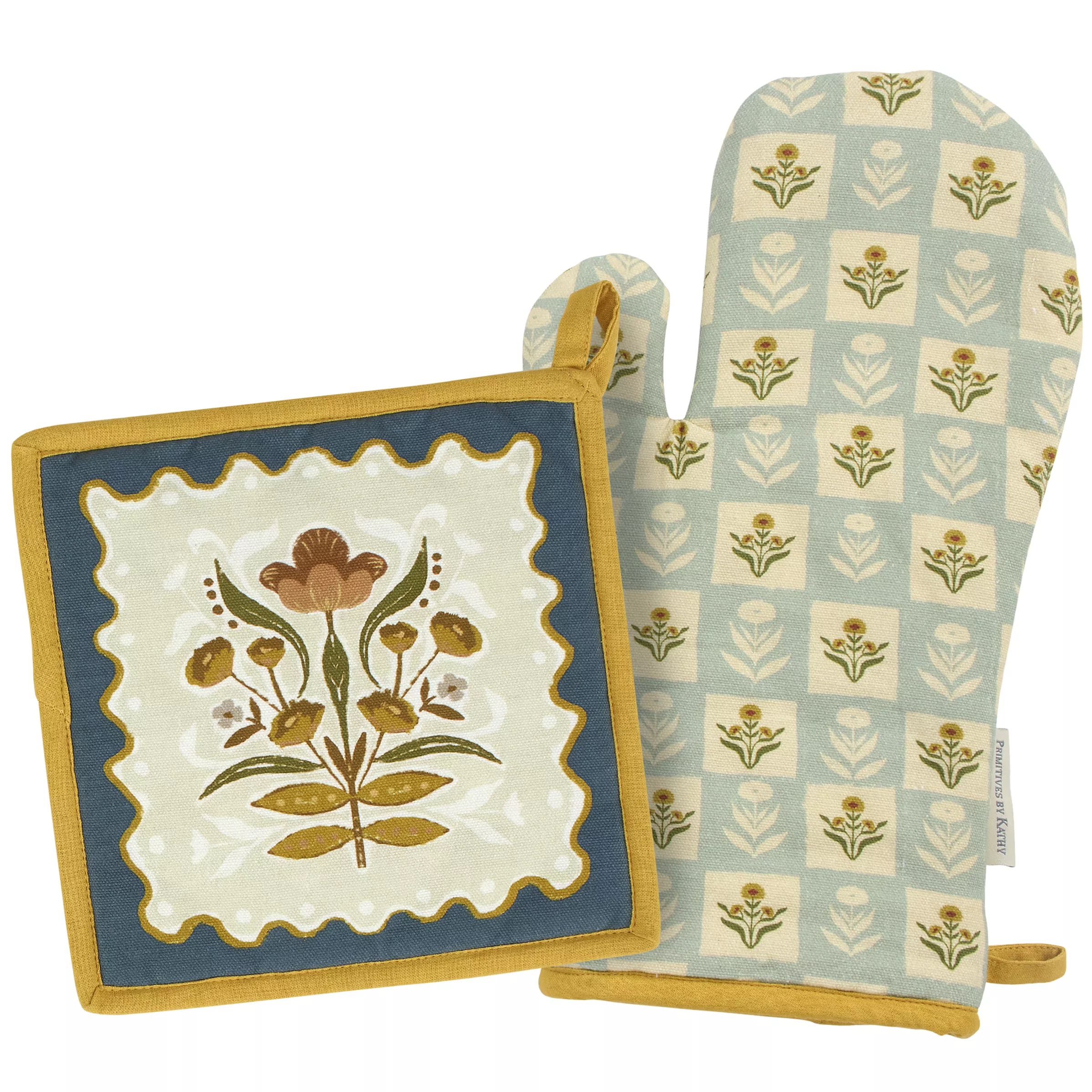 Fall Folk Floral Kitchen Set