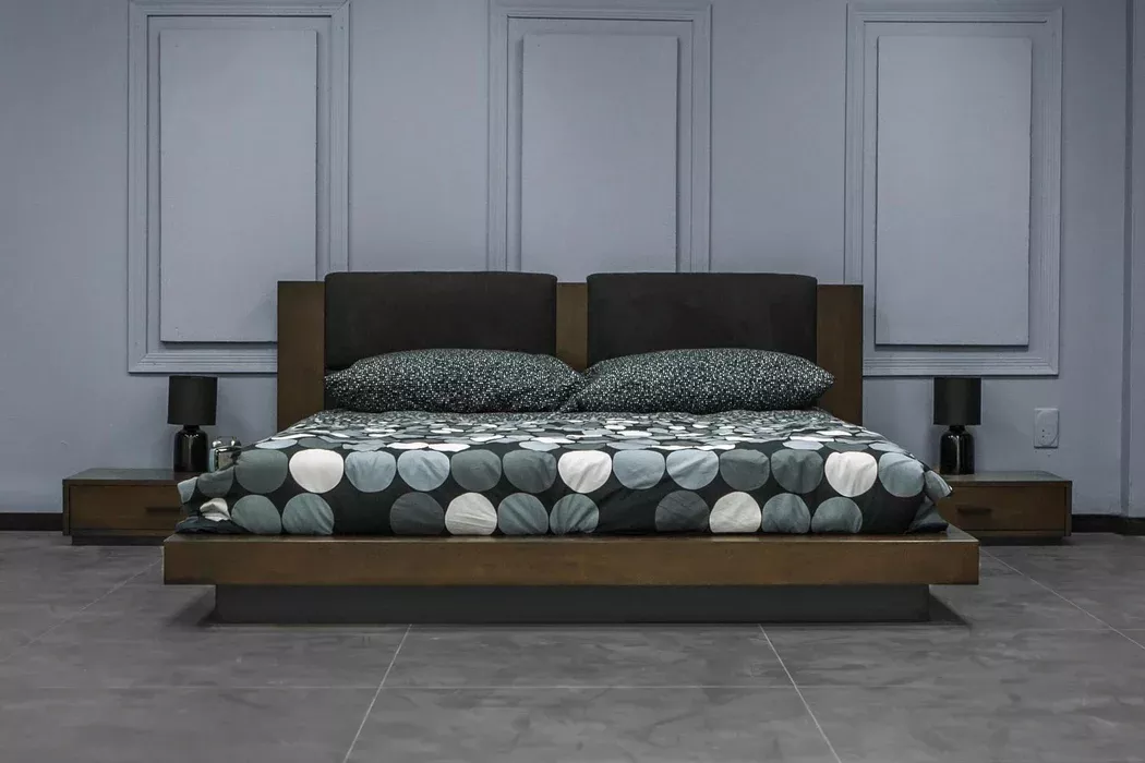 Fantasia - Dark Walnut Dark Grey 4-Piece Bedroom Set