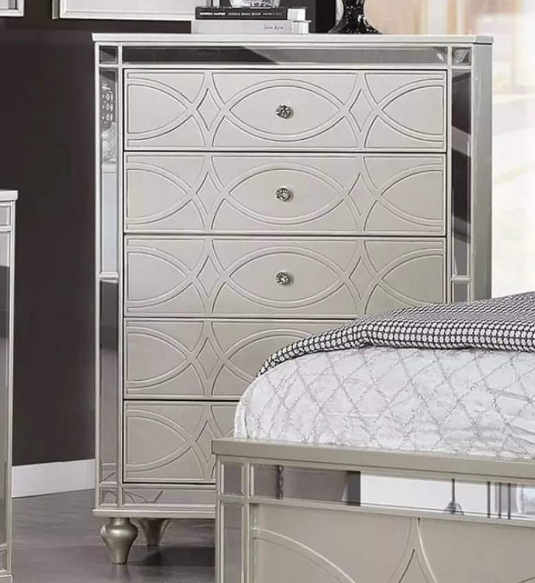 Furniture of America Manar Silver Chest