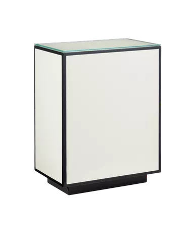 Ivory Lacquer Side Table