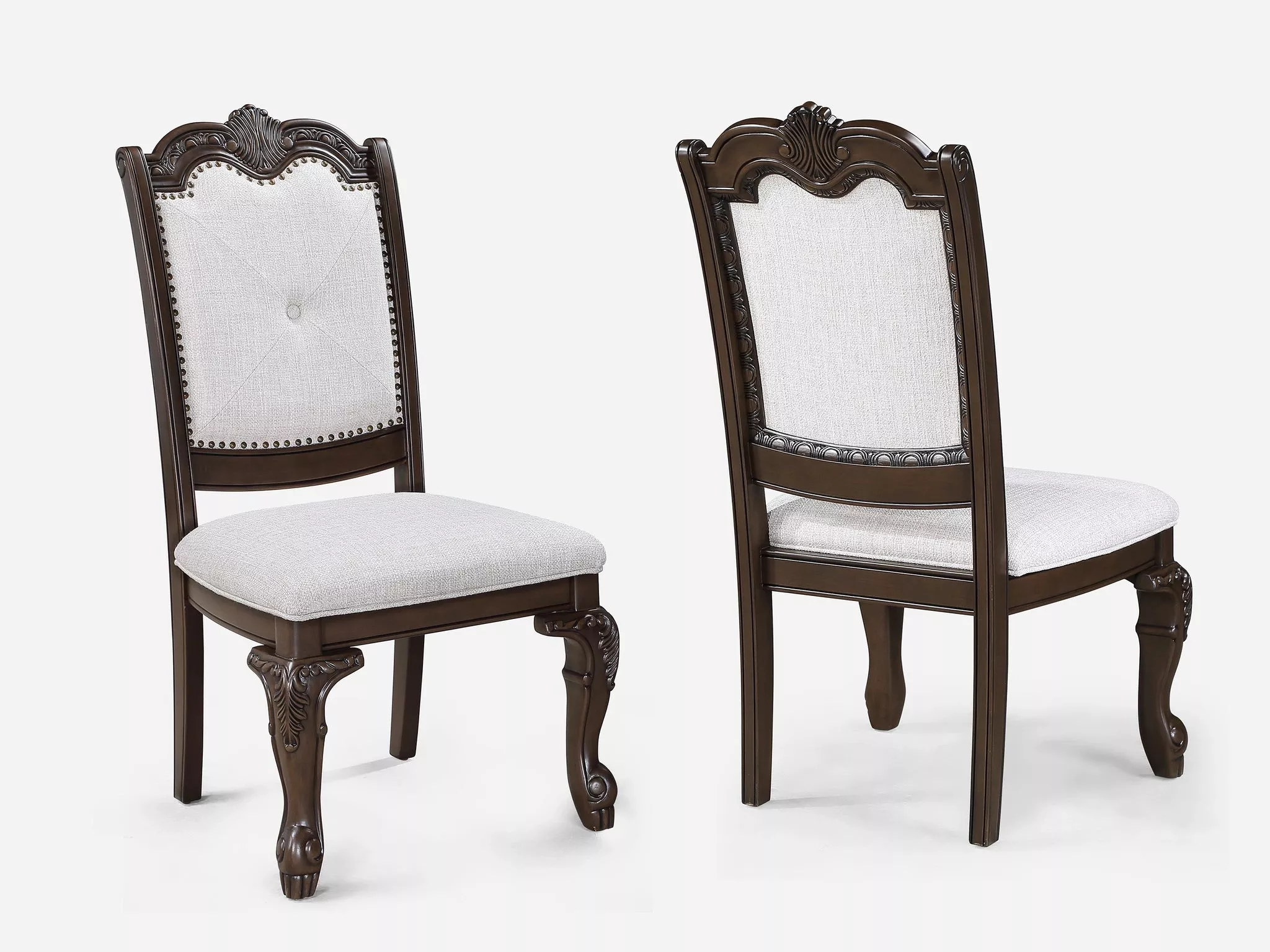 Kiera Side Chair-Coffee Brown