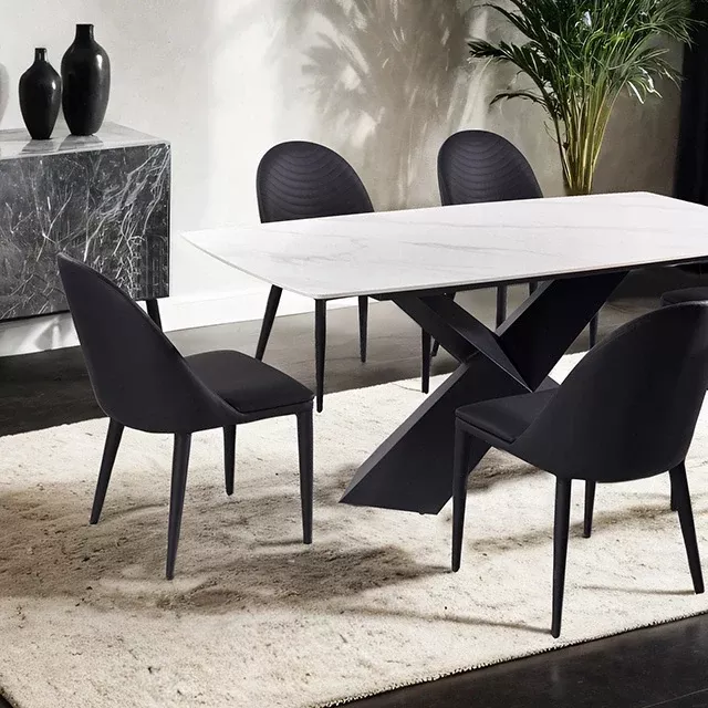 Lenvik 7 Pc Dining Table Set White