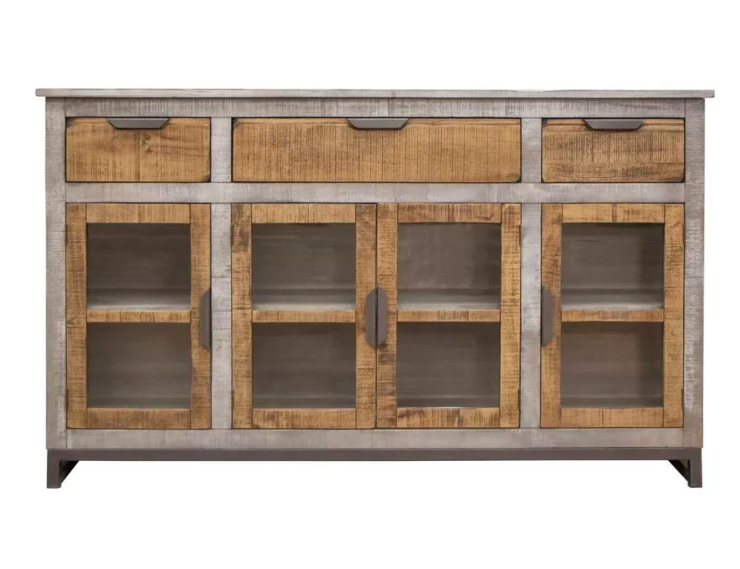 Mita 3 Drawers and 4 Doors, Console