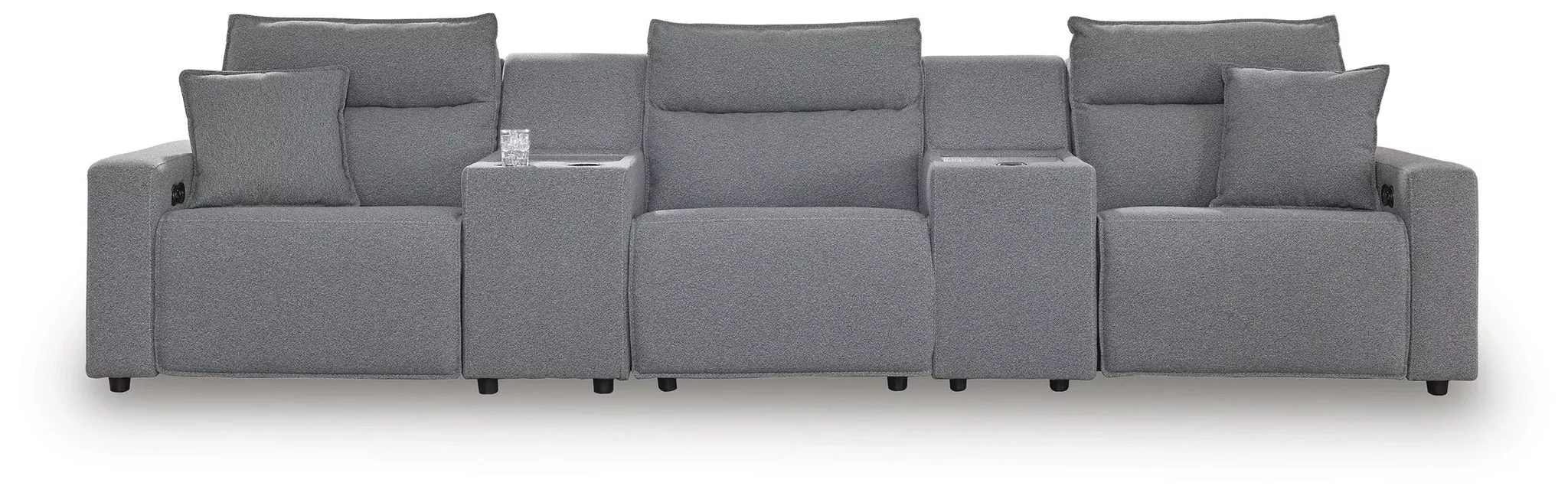 Modmax II 5-Piece Reclining Sectional with Consoles