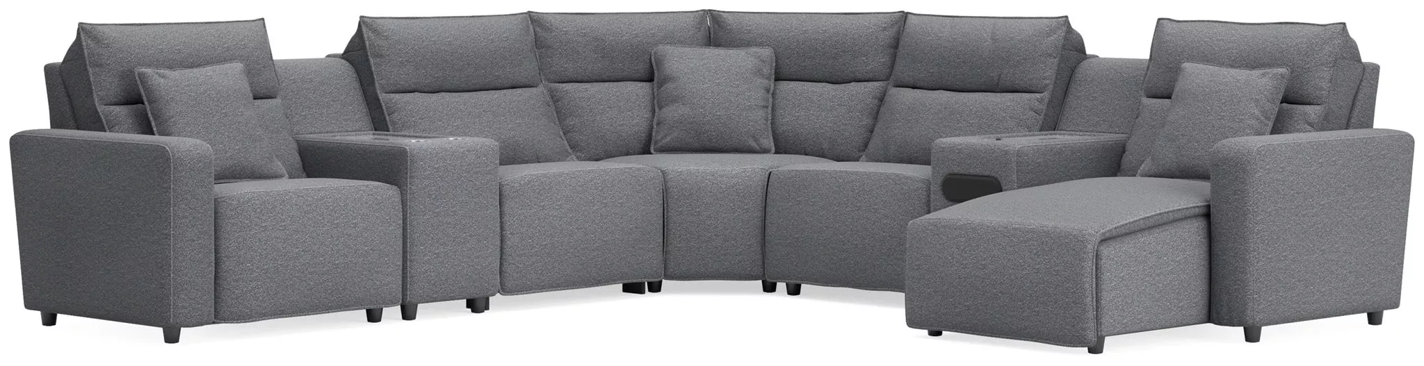 Modmax II Power Reclining Sectional with Chaise and Audio System