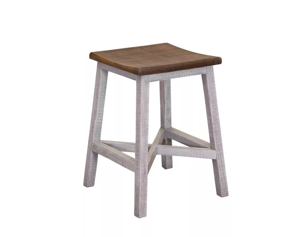 Pueblo Gray 24 Stool