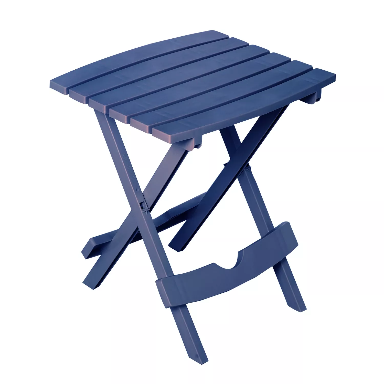 Quik-Fold Side Table, Resin, Patriotic Blue
