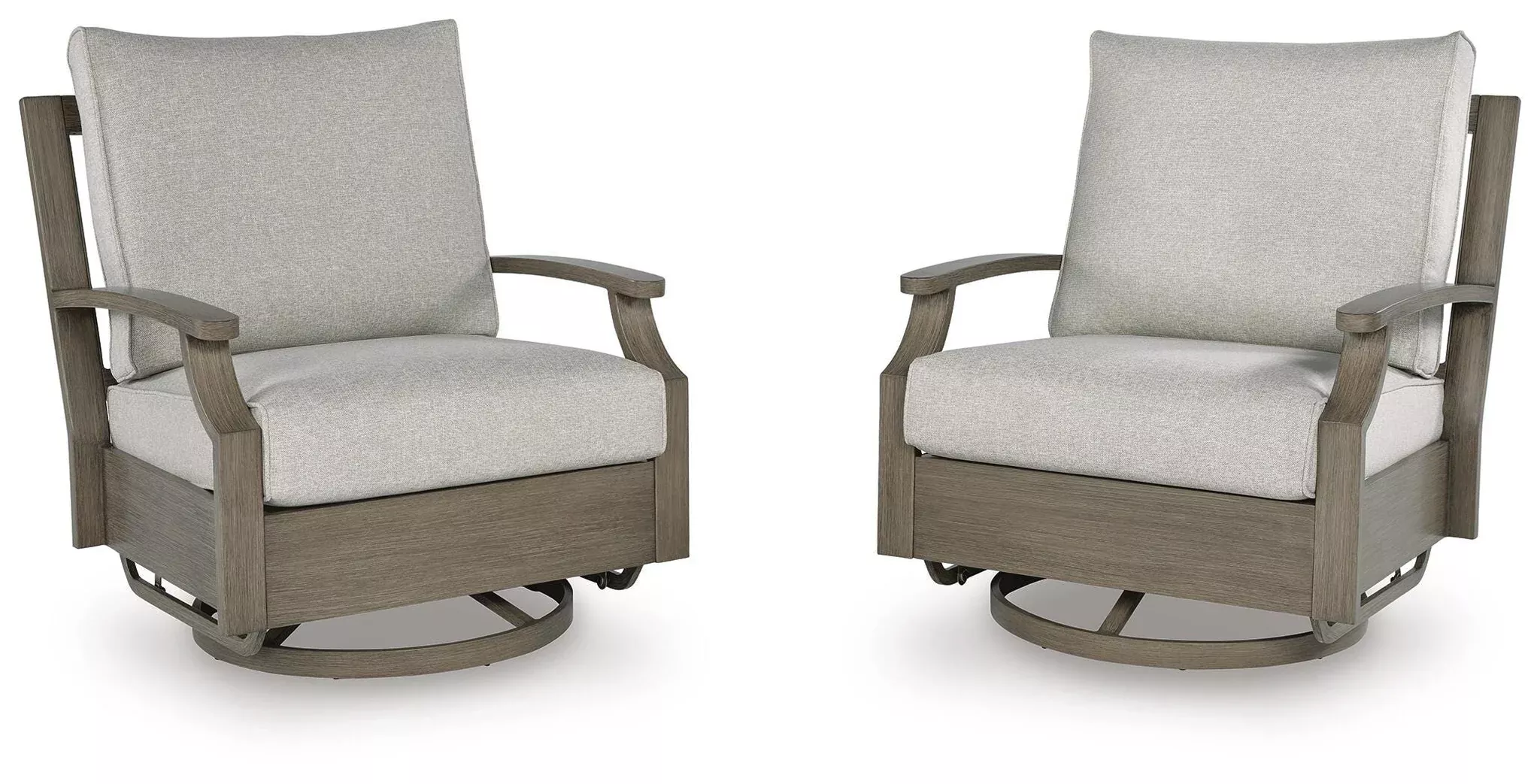 Rainier Ranch Outdoor Swivel Glider Chair with Cushion