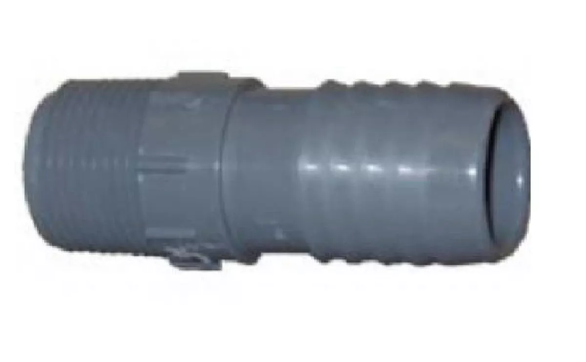 Reducing Male Adapter Pipe Fitting, 1 Inch By 1 And 1/2 Inch Male Iron Pipe Thread