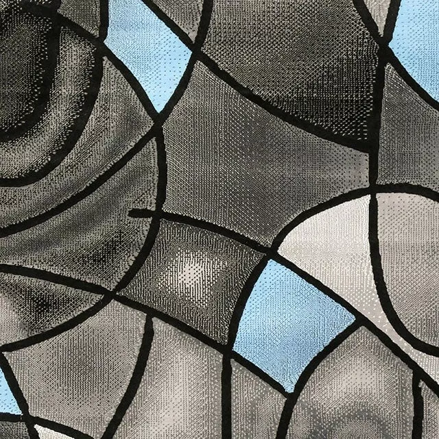Sivas Area Rug Black and Blue