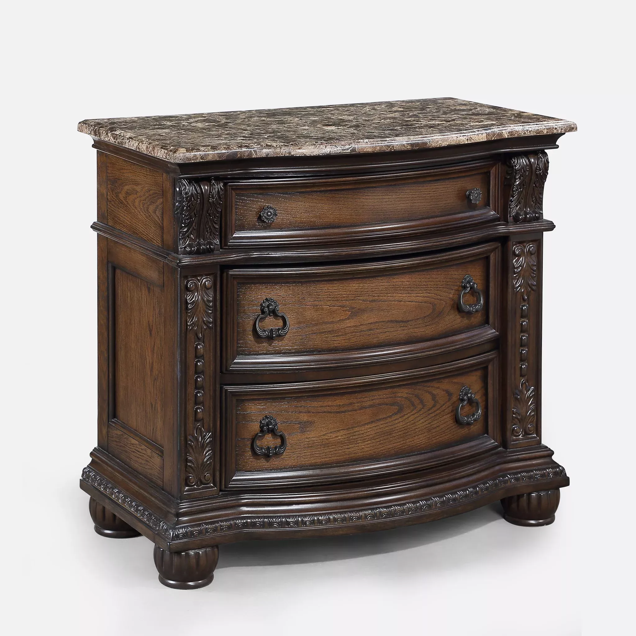 Stanley Night Stand-Coffee Brown