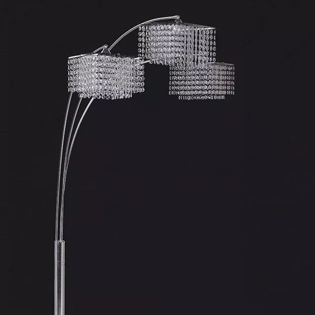 TINA Arch Lamp, Hanging Crystal