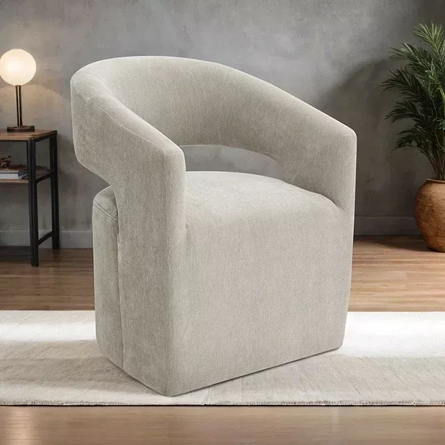 Tresa Arm Chair with Casters