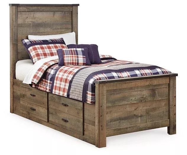 Trinell Youth Bed with 2 Storage Drawers