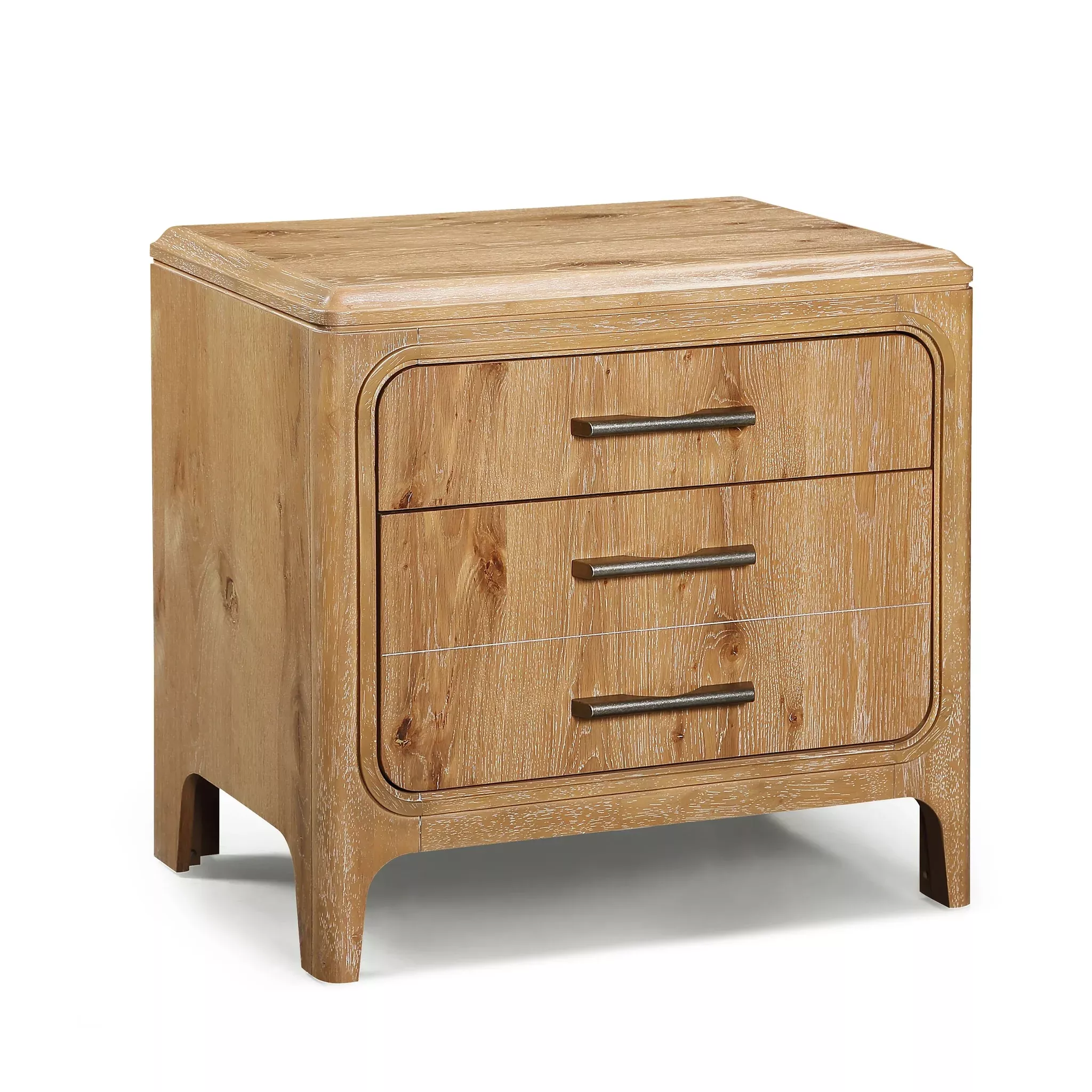 Westcott Night Stand-Cerusednatural