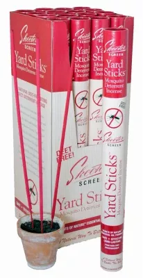 Yard Stick Mosquito Deterrent Incense, Deet-Free