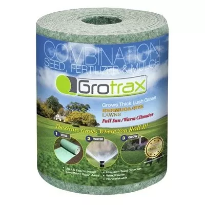Year Round Grass Seed Roll, Bermuda/Rye, 6-In. X 40-Ft.