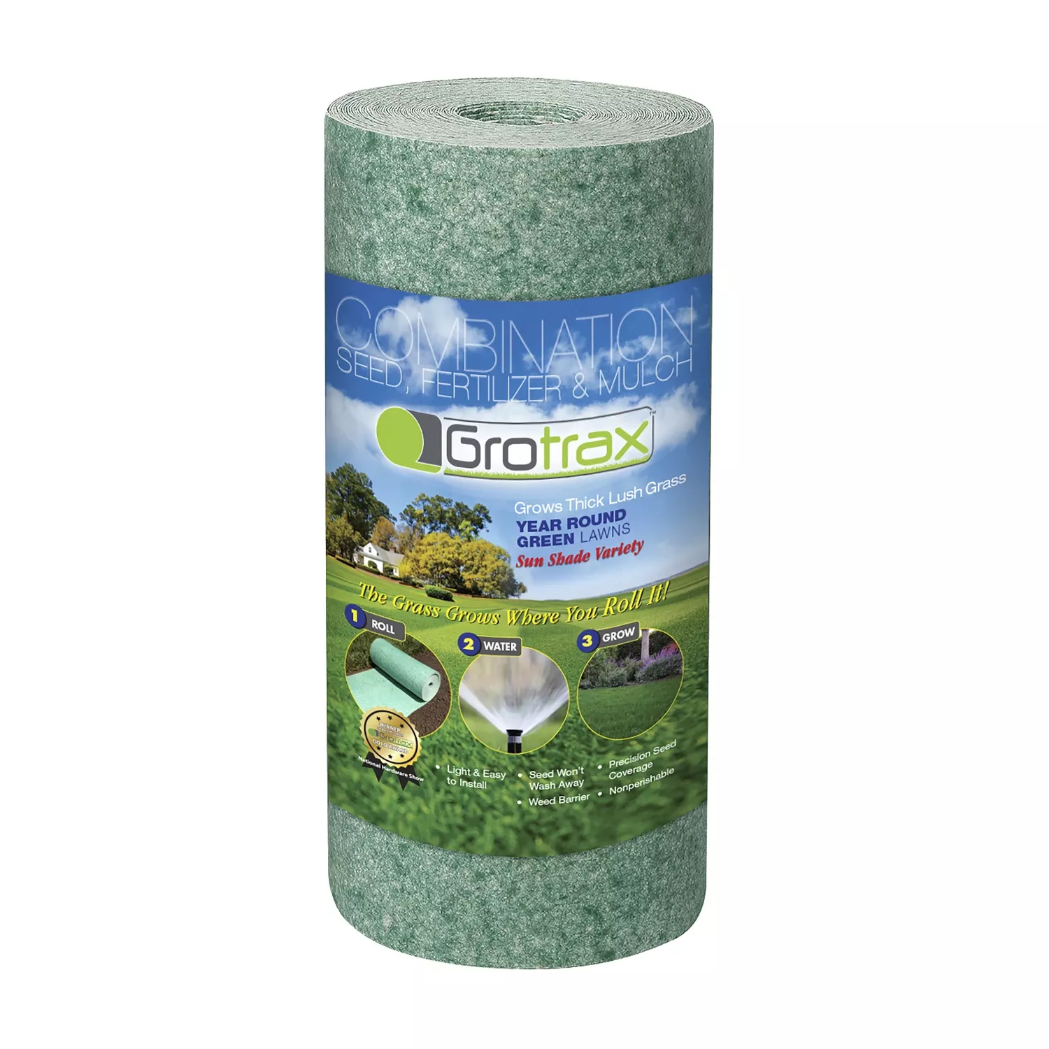 Year Round Grass Seed Roll, Quick Fix, 1 X 50 Ft.