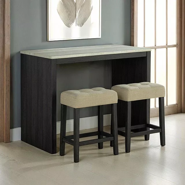 Zanaide 3 Pc. Dining Table Set