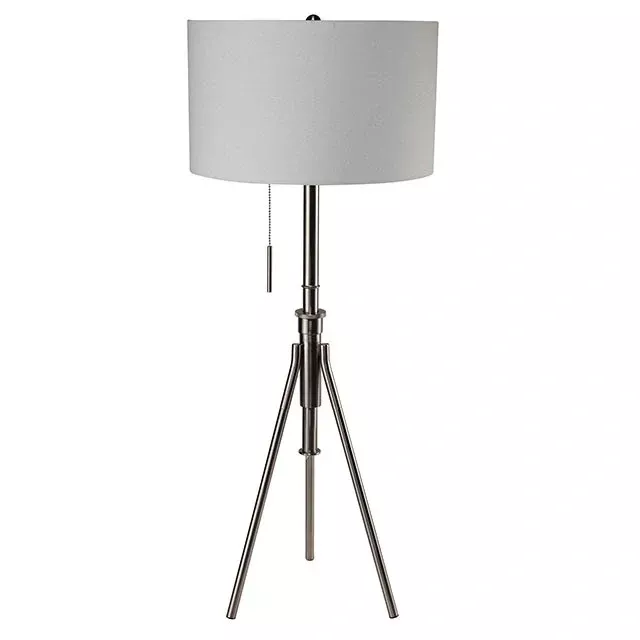 Zaya Brushed Steel Floor Lamp