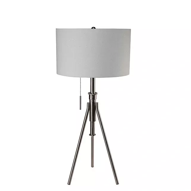 Zaya Brushed Steel Table Lamp