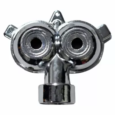 Zinc Twin-Circle Spray Sprinkler, 30 Ft. Diameter Coverage
