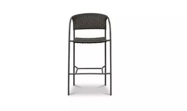 Zola Outdoor Bar Stool Dark Brown